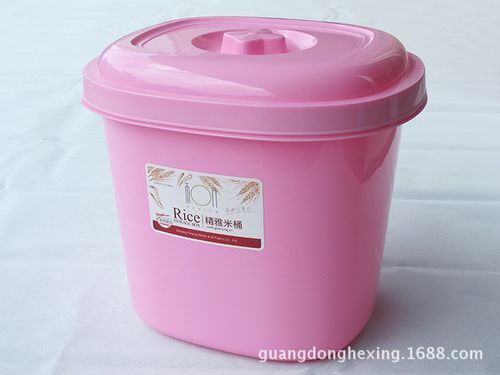 日用百货 厨房工具 米桶,储米箱 厂家直销精致米桶10kg 食品级pp塑料